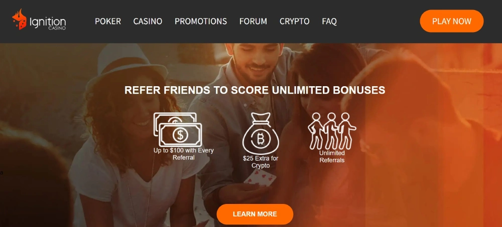 Ignition Poker Referral Bonus