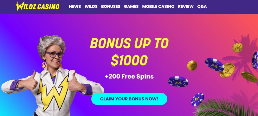 Wildz Casino Welcome Bonus